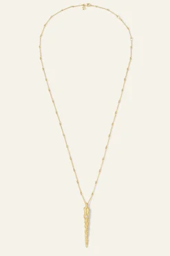 ANGELA long zircon necklace
