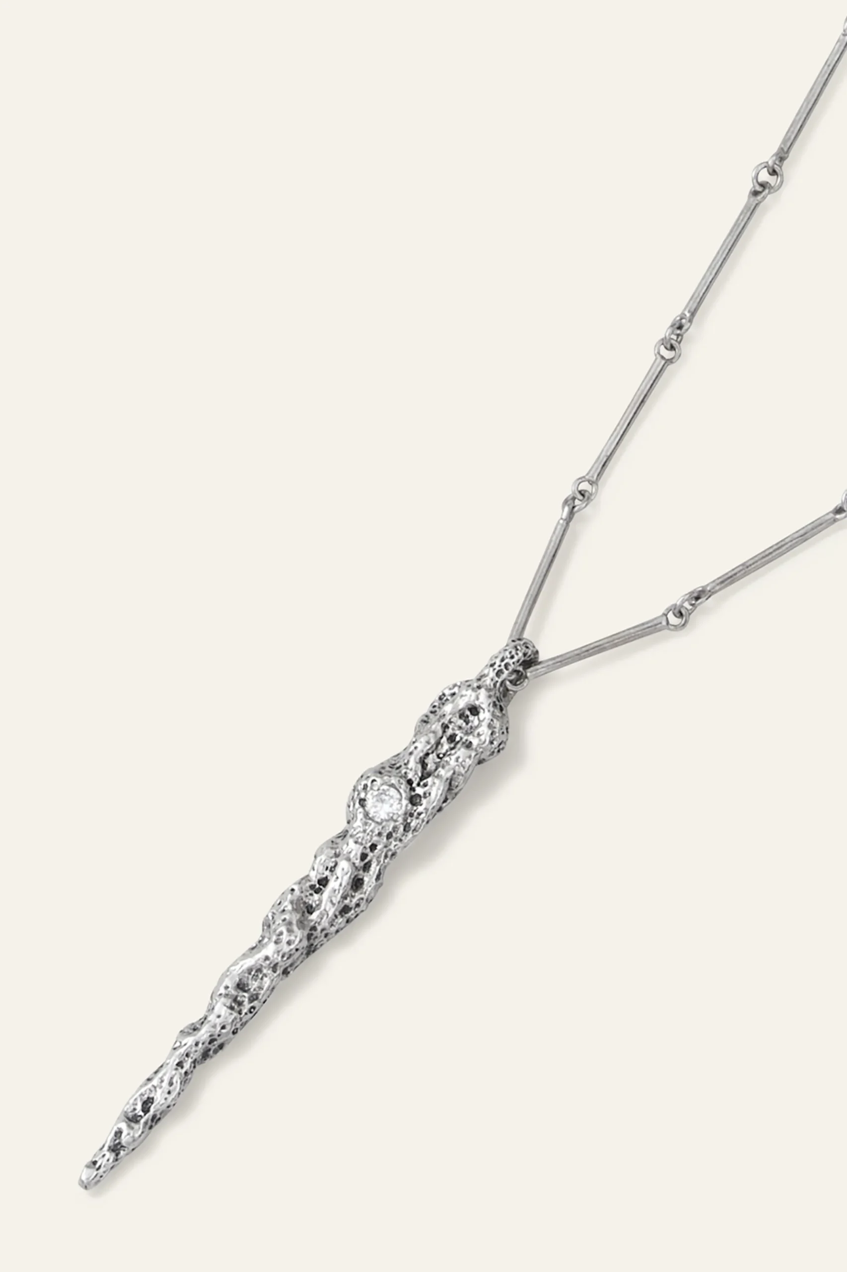 ANGELA long zircon necklace