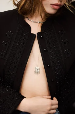 ANOUCHKA zircon pendant necklace