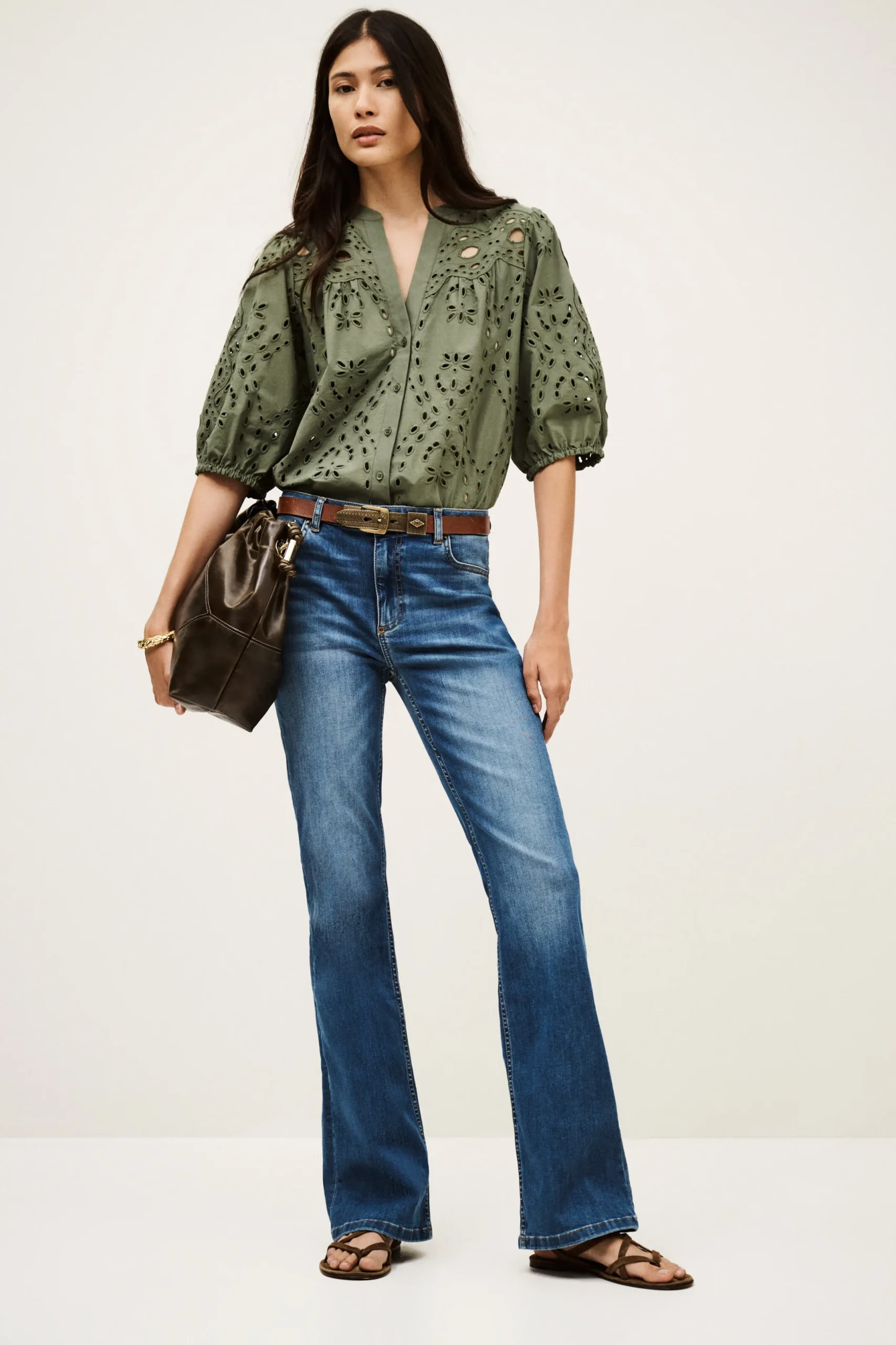 AOMMIE bootcut jeans