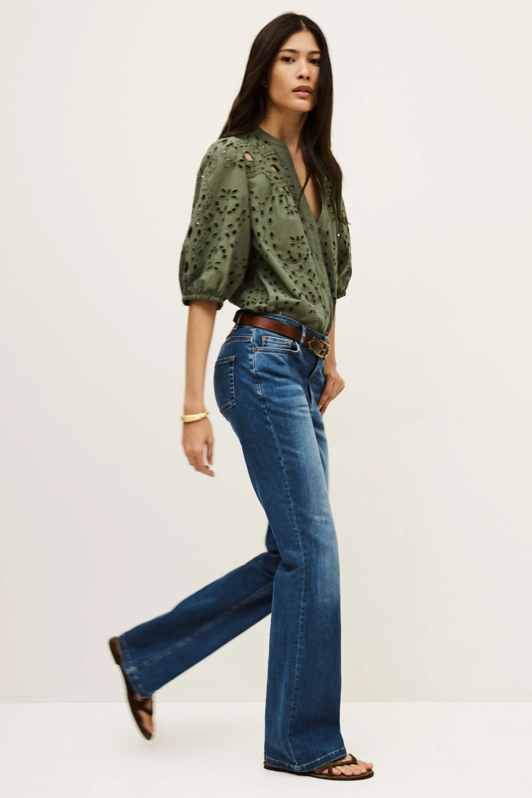 AOMMIE bootcut jeans