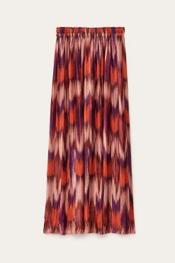 ARIETTE pleated midi skirt
