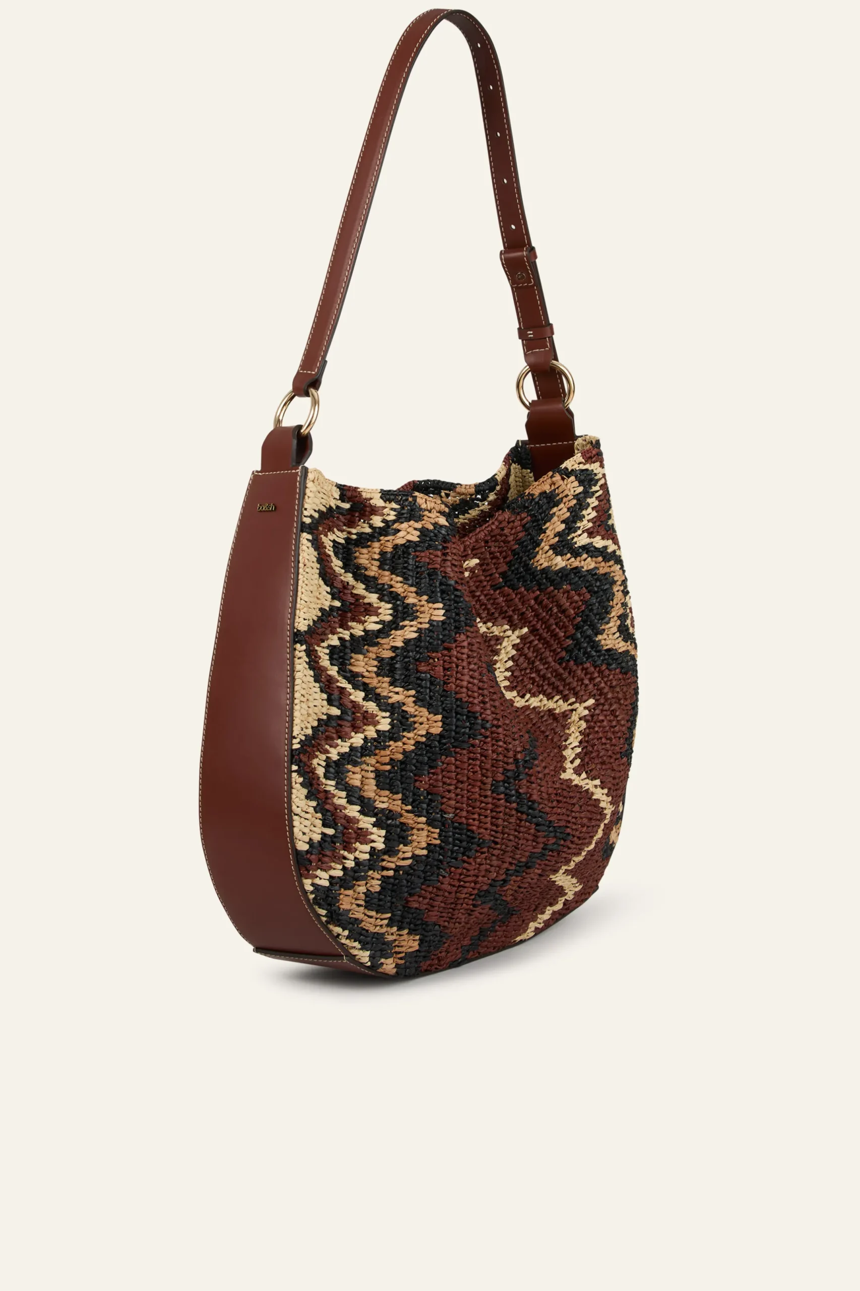 ARYA raffia hobo bag