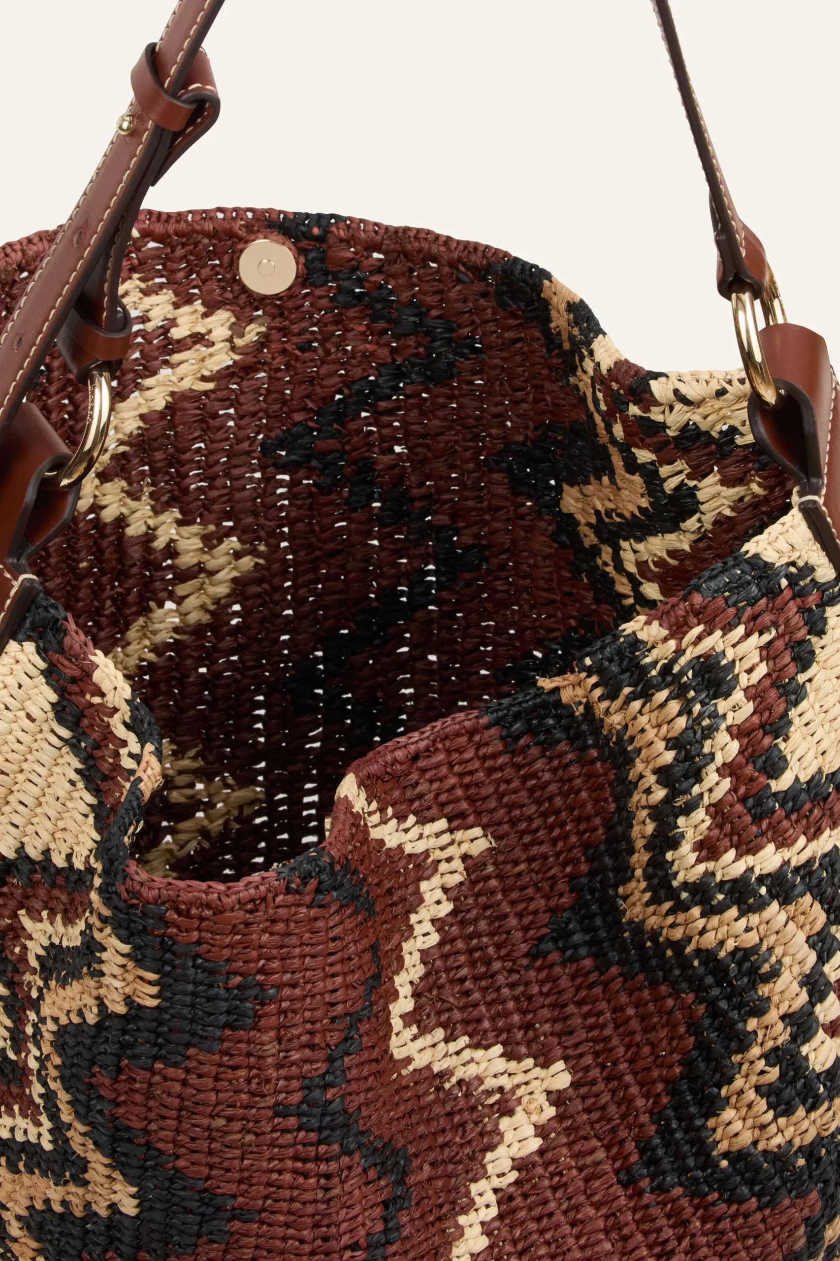 ARYA raffia hobo bag