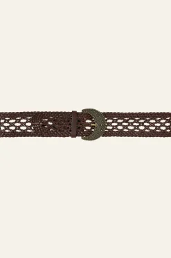 BALMY braided leather belt