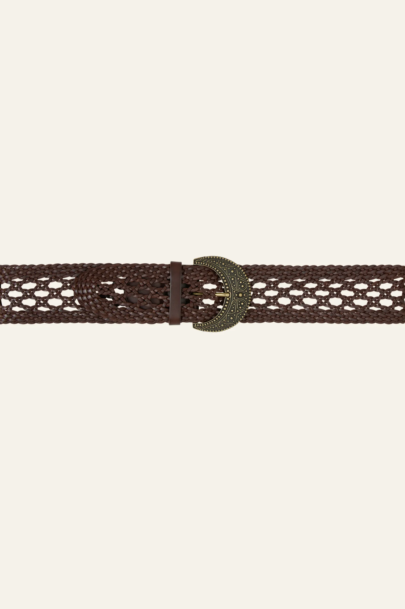 BALMY braided leather belt