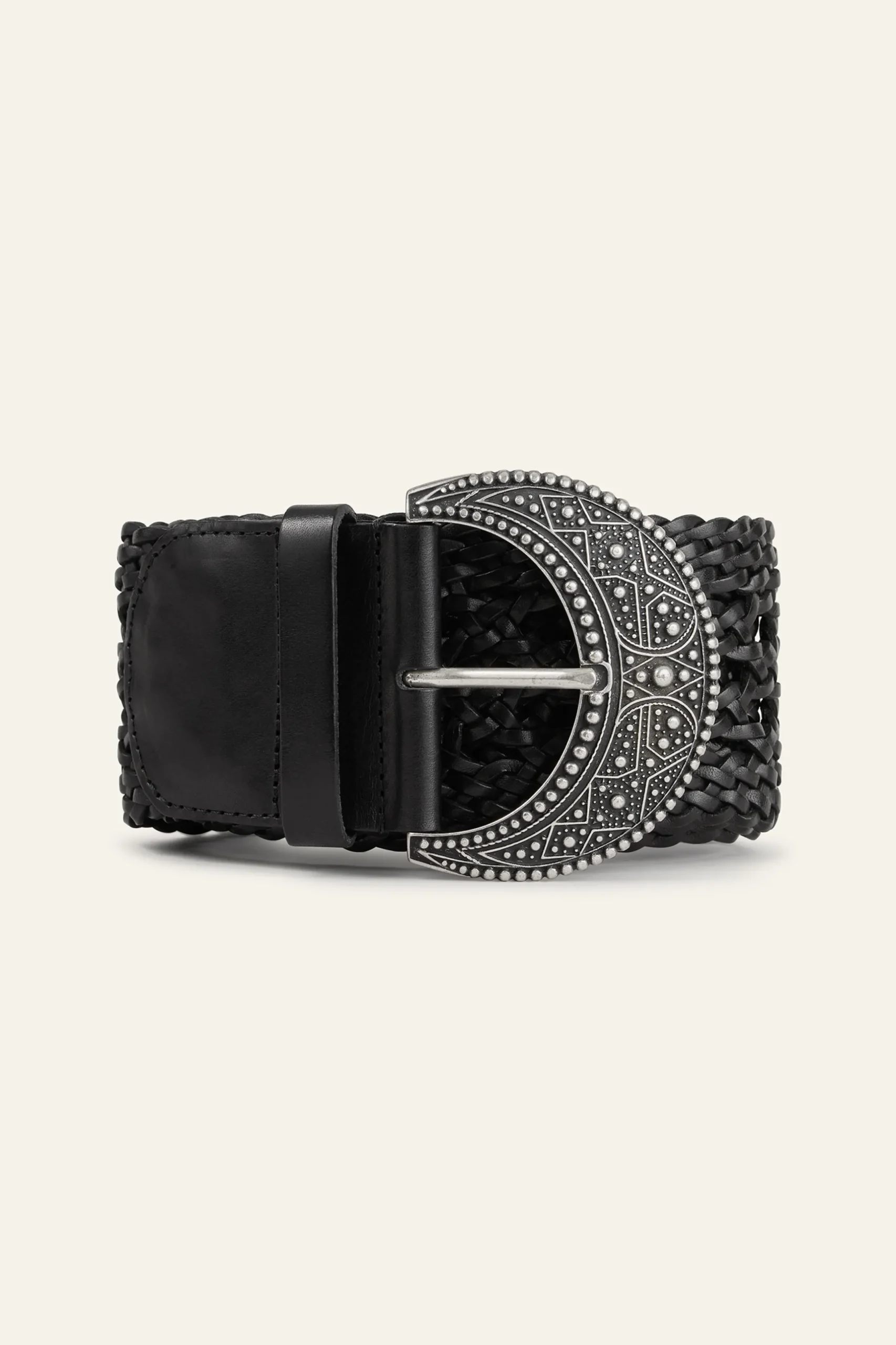 BALMY braided leather belt