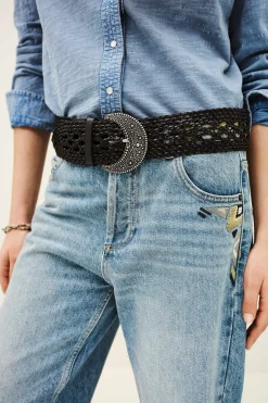 BALMY braided leather belt