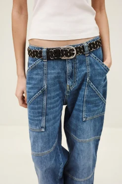 BECK braided leather belt