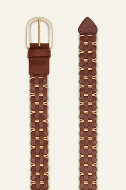BECK braided leather belt
