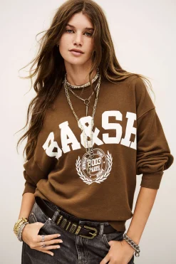 BENJAMIN two-tone sweatshirt