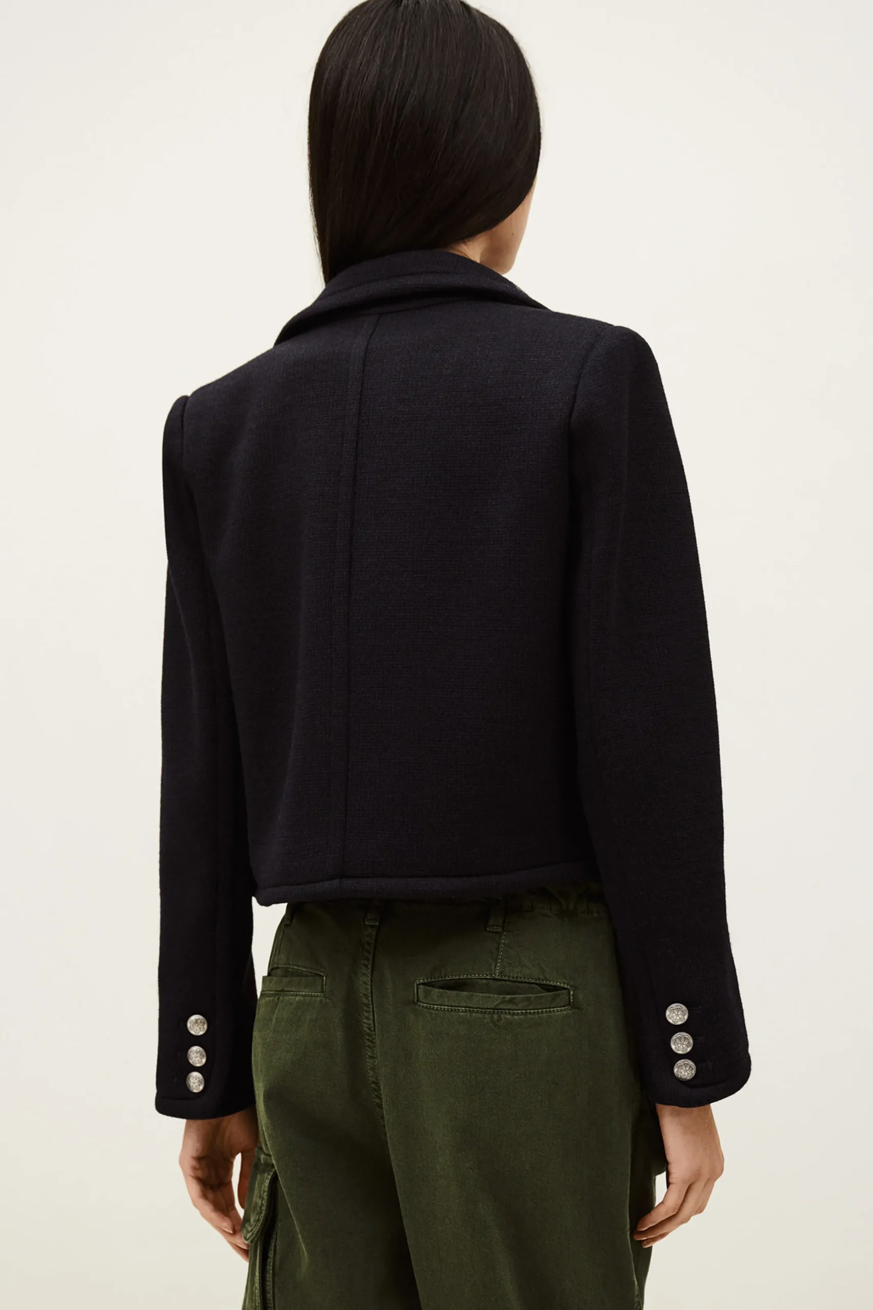 BERADITH cropped fitted jacket