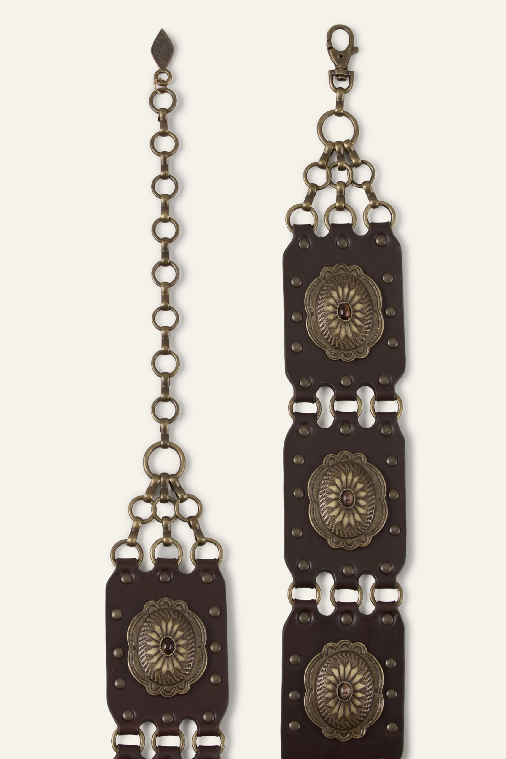 BESTY western leather belt