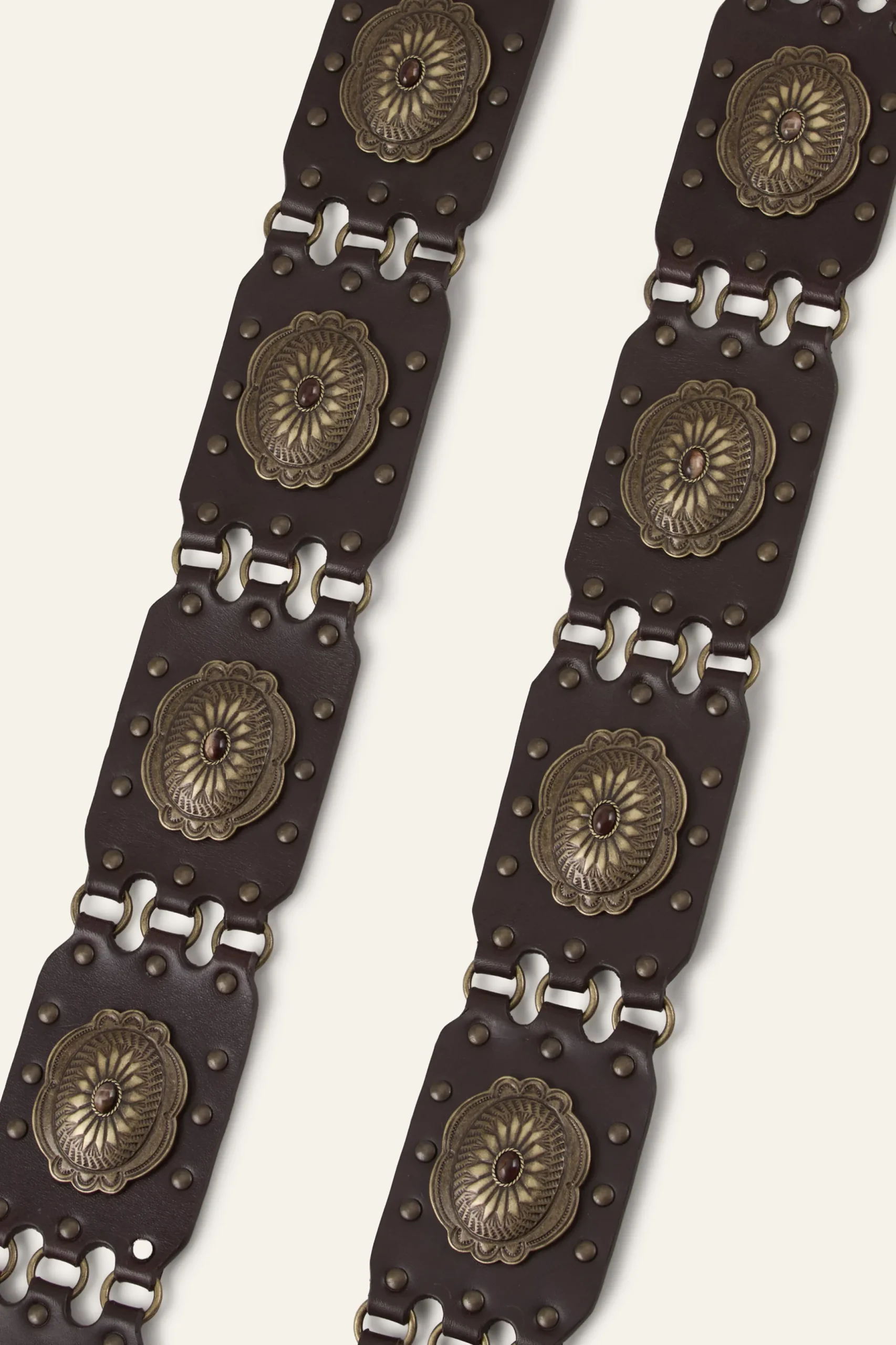BESTY western leather belt