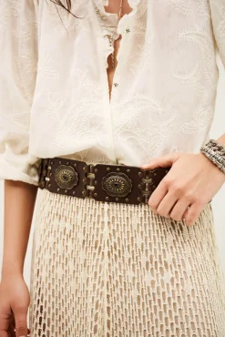 BESTY western leather belt