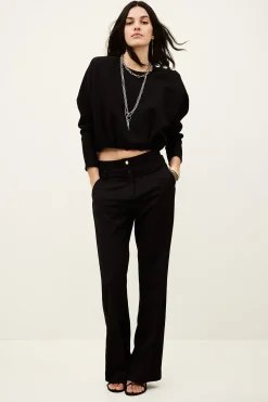 BRANNY kimono-style puffed top