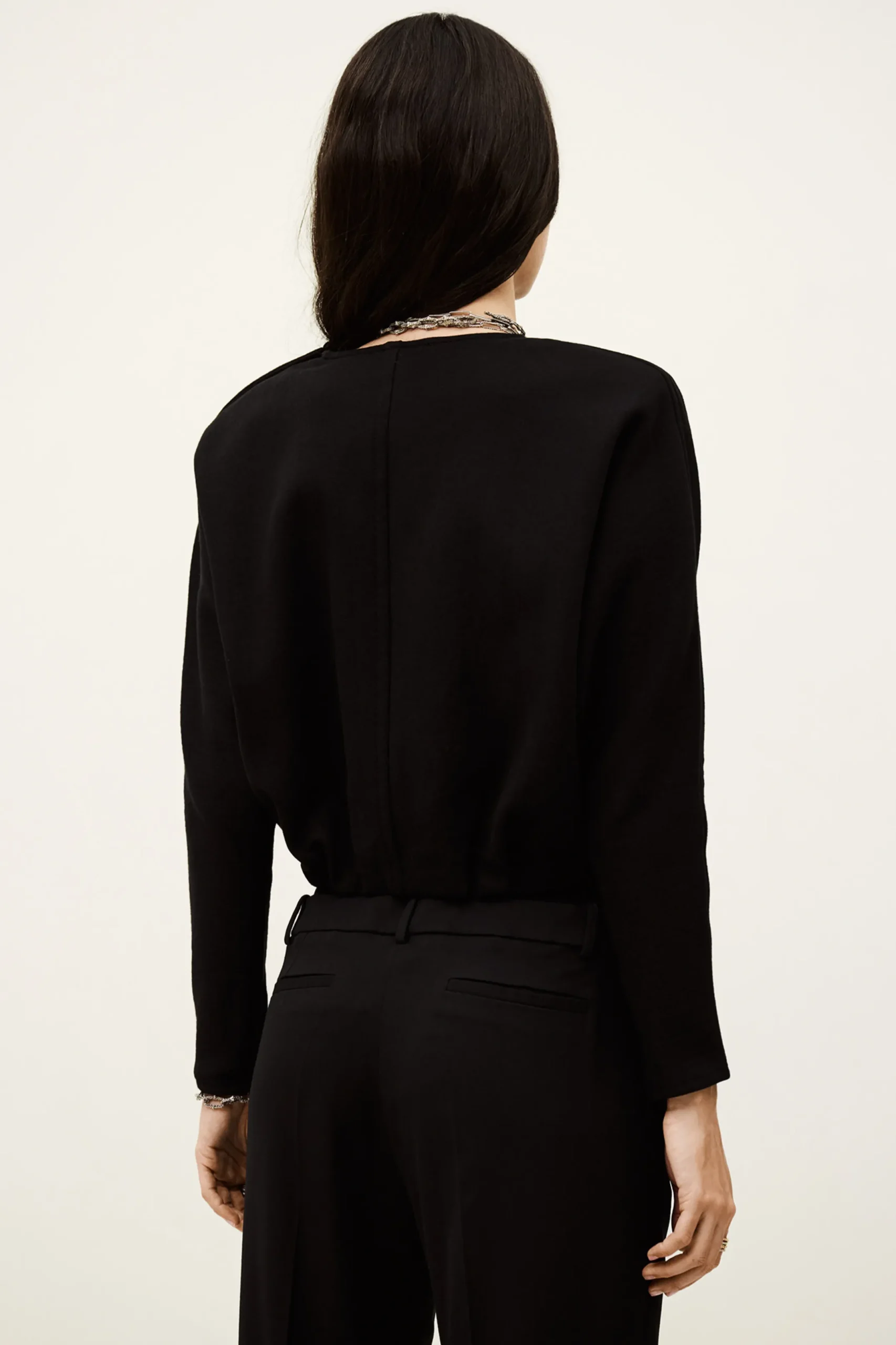 BRANNY kimono-style puffed top