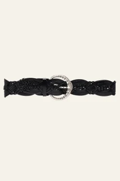 BREW wide braided belt