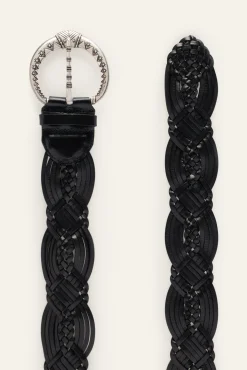 BREW wide braided belt
