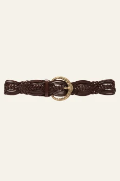 BREW wide braided belt