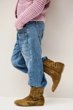 CARA Western-style ankle boots