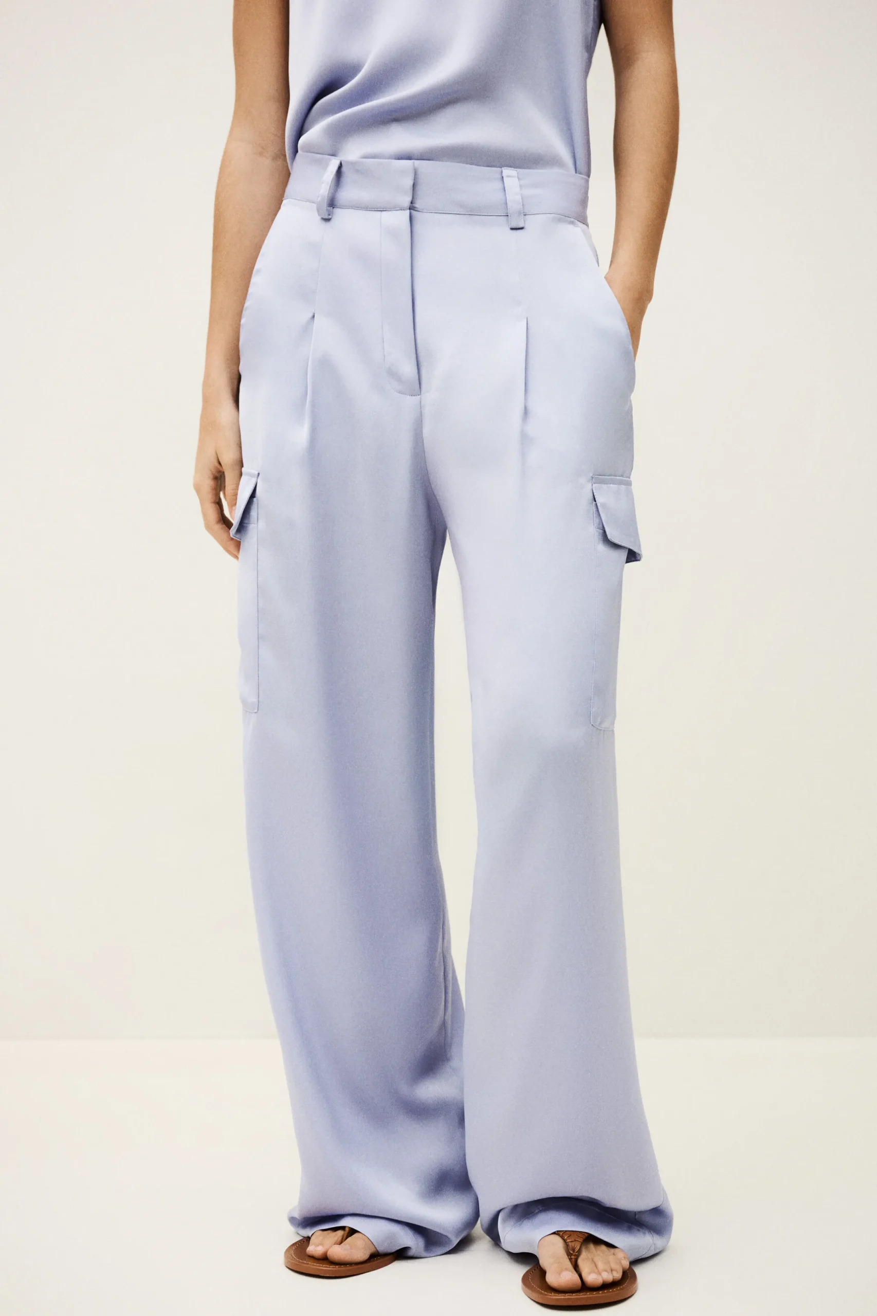 CARY wide-leg cargo pants