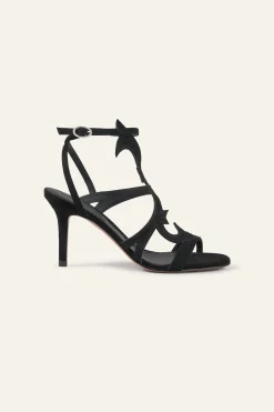 CATE suede heeled sandals