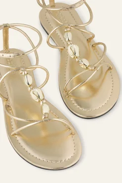 CAYA flat leather sandals