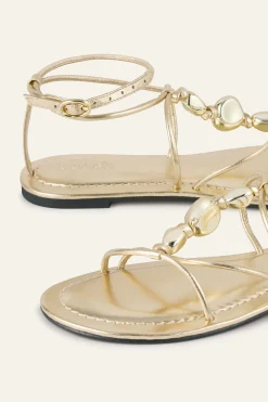 CAYA flat leather sandals