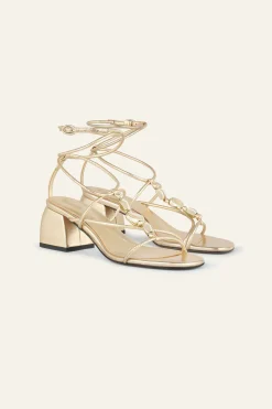 CAYA heeled leather sandals