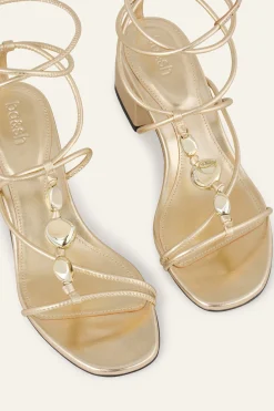 CAYA heeled leather sandals