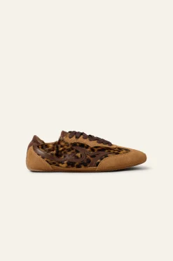 CELLESTE soft leather trainers