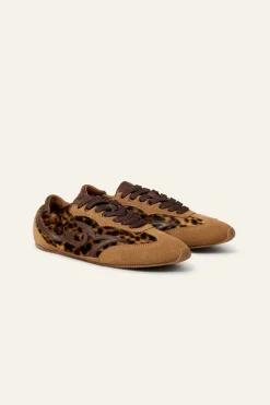 CELLESTE soft leather trainers