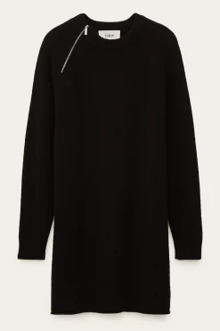 CHEIMA wool mini dress