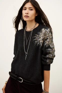 CHOR embroidered knit pullover