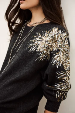 CHOR embroidered knit pullover