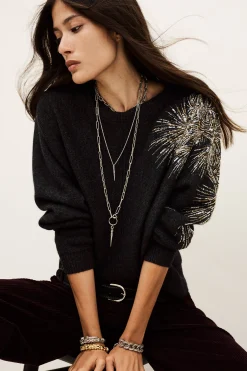CHOR embroidered knit pullover