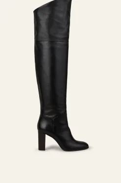 CIRY Black polished leather boots