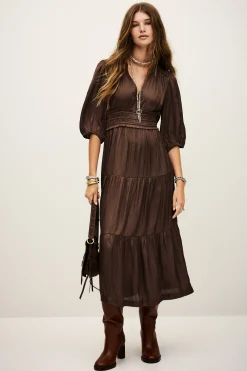 CLELI short gathered dress