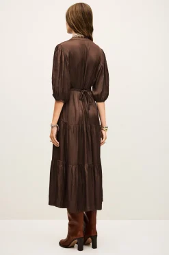 CLELI short gathered dress