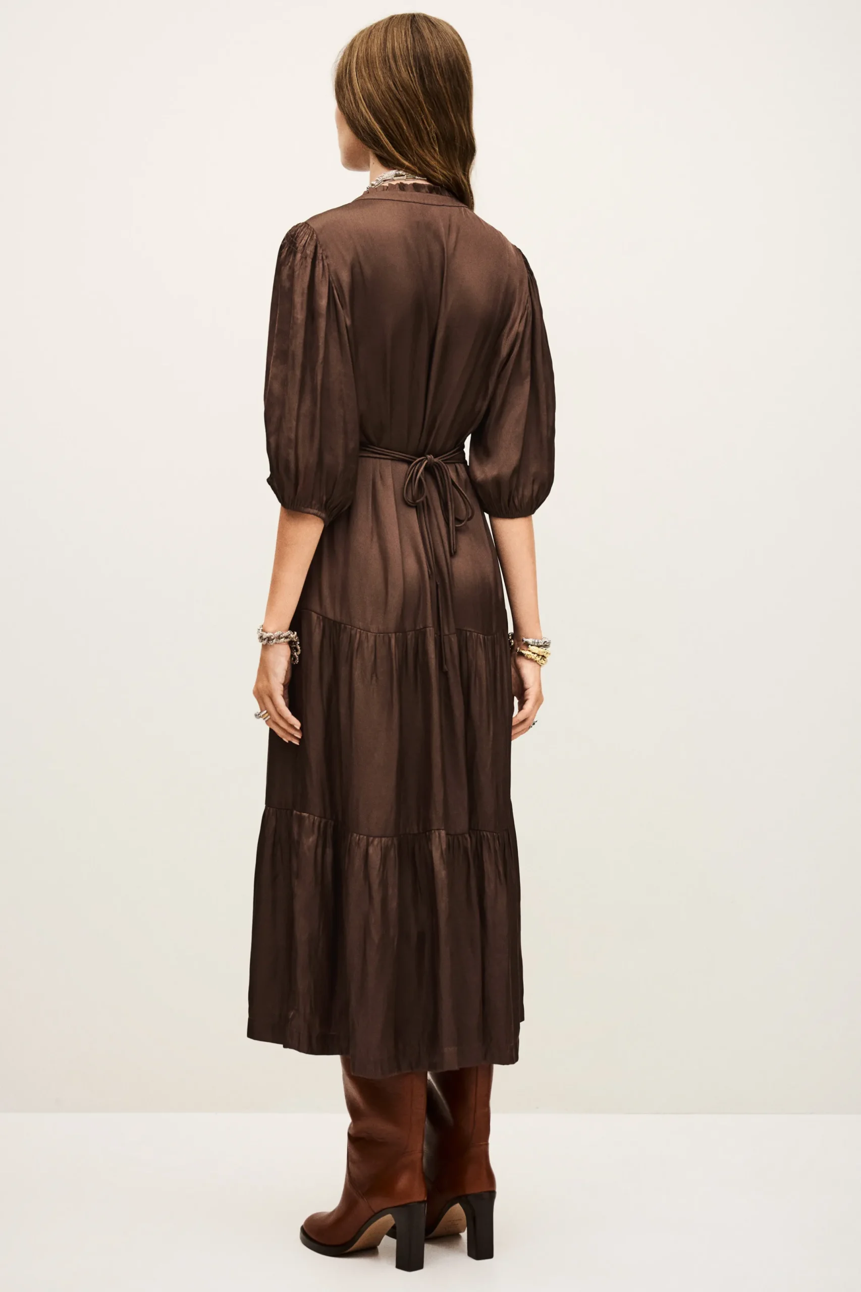CLELI short gathered dress