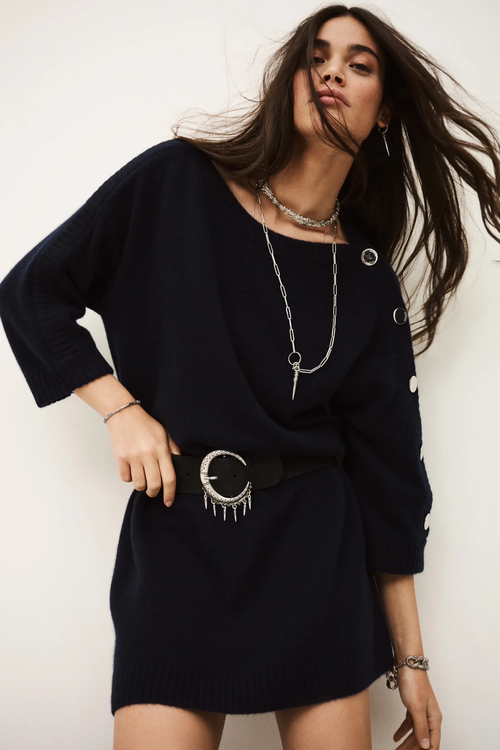 COLEEN cashmere sweater dress