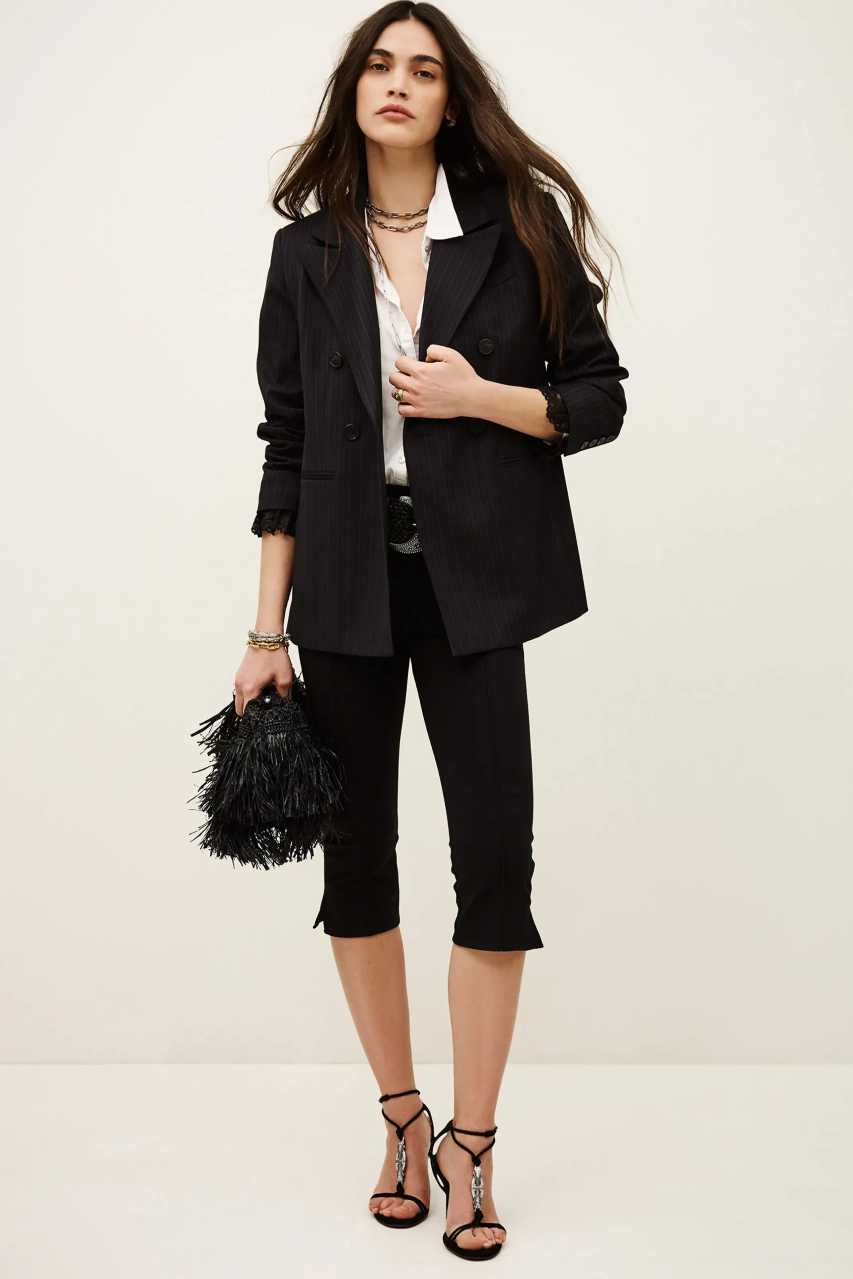 COLINE striped tailored jacket