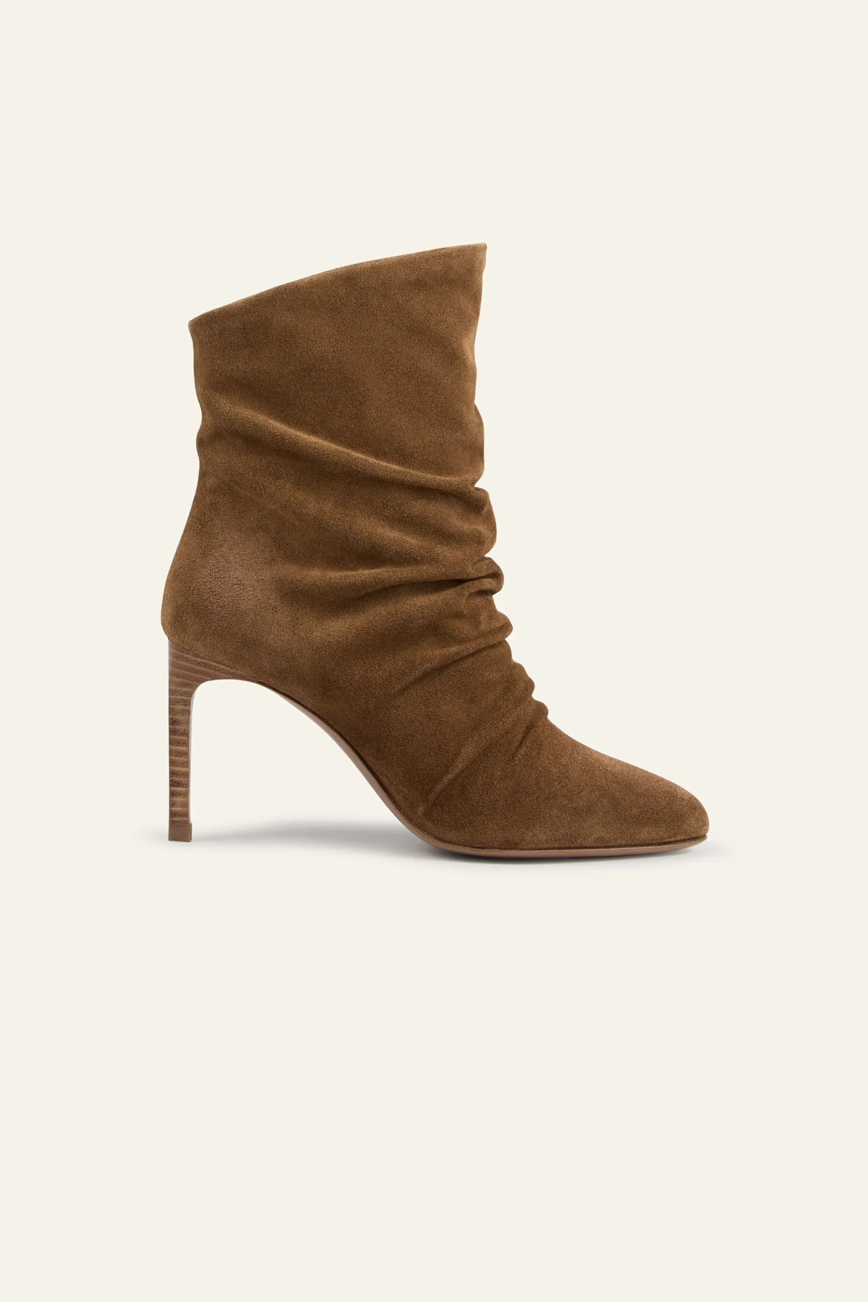COLIVIA high-heeled suede ankle boots