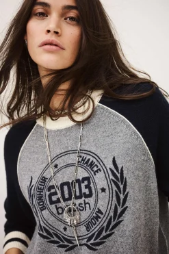 COLLETTE cashmere sports sweater