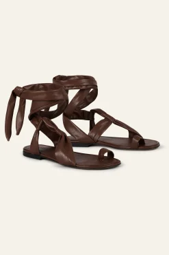 COVILLA flat knotted sandals
