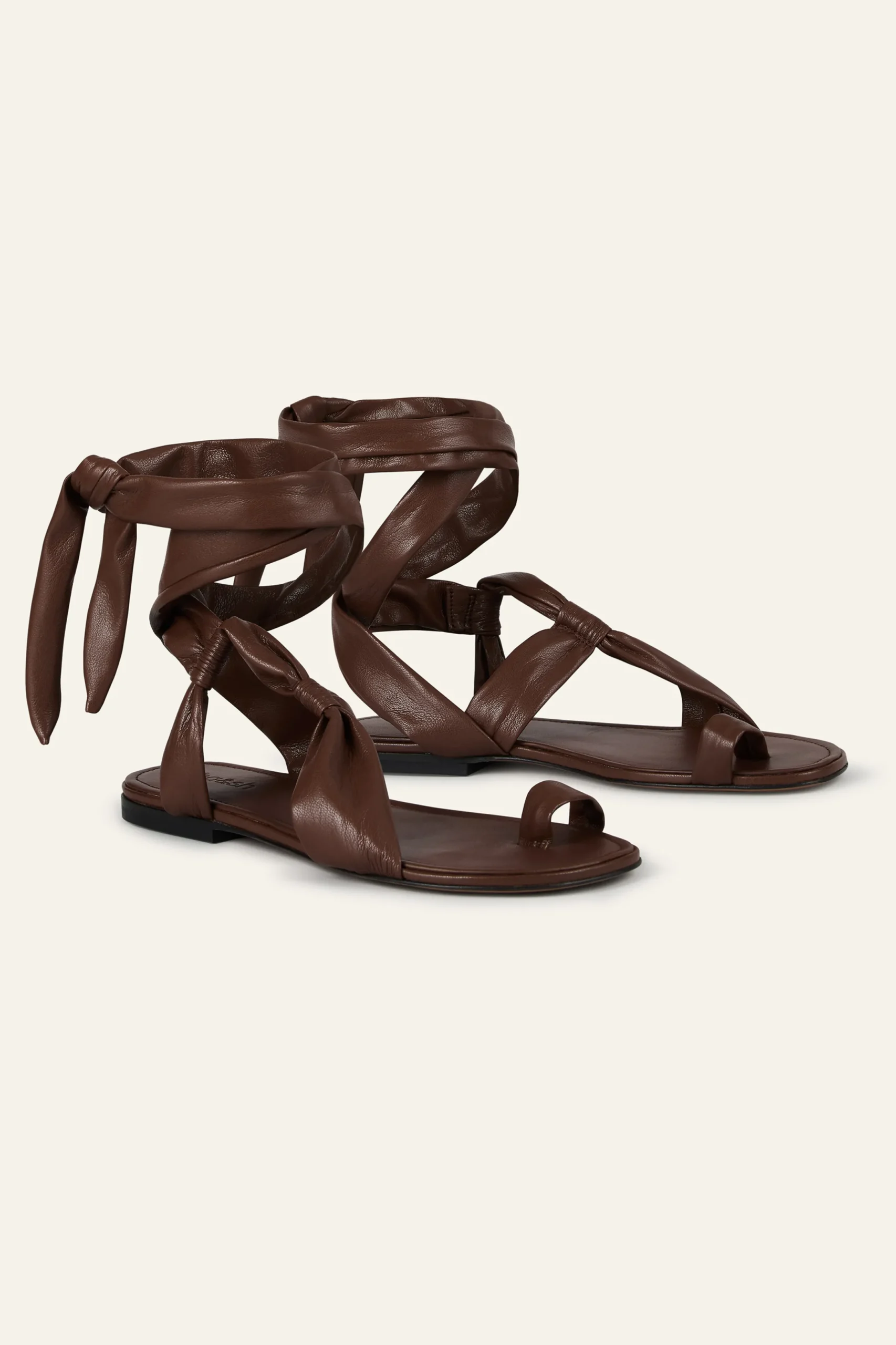 COVILLA flat knotted sandals