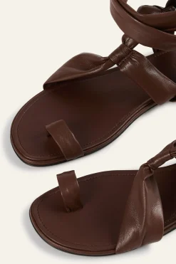 COVILLA flat knotted sandals