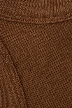 CYNDA ribbed cotton top