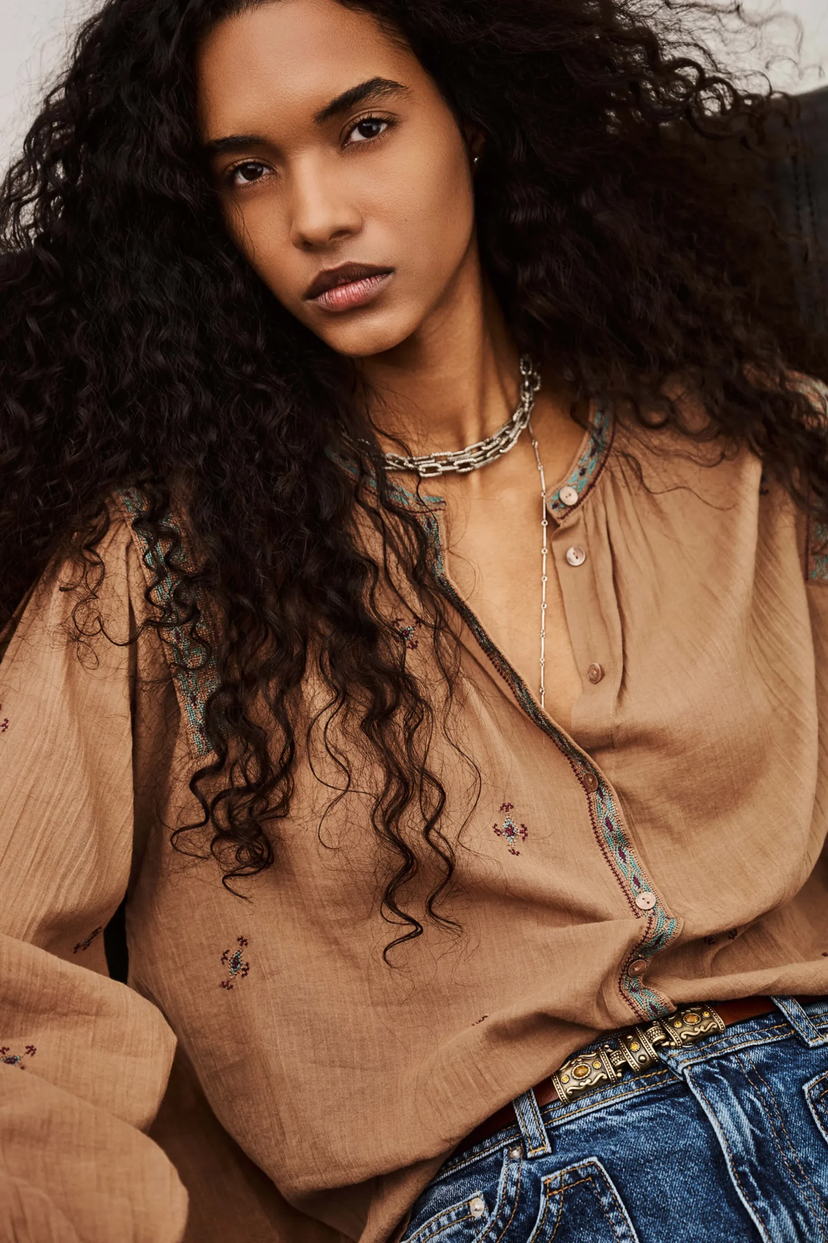 DALILA embroidered shirt